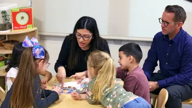 Coach observation in classroom