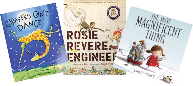 Collection of books for the growth mindset